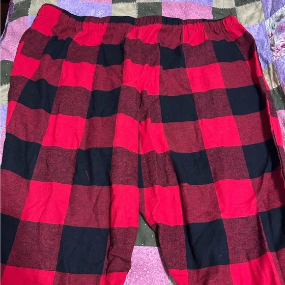 NWT Old Navy Red Buffalo Check Plaid Pajama pants Size 2X - Picture 5 of 6